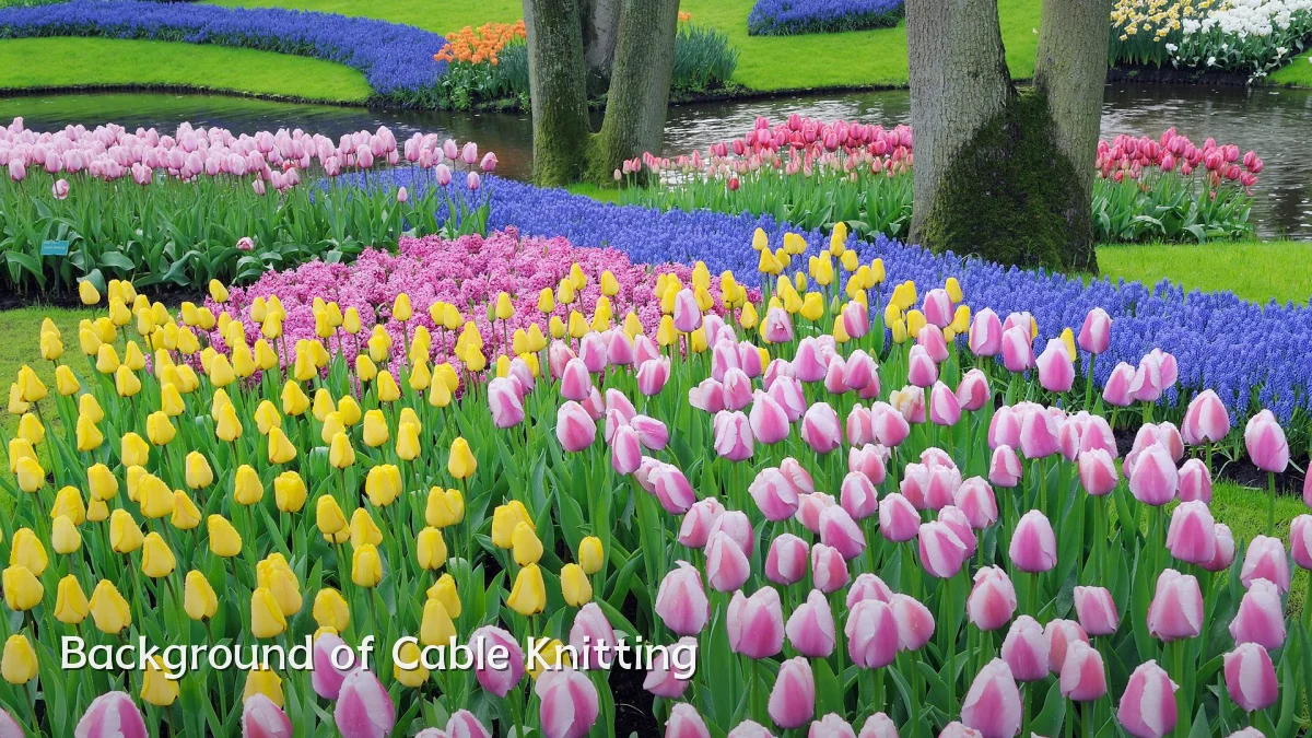 Background of Cable Knitting
