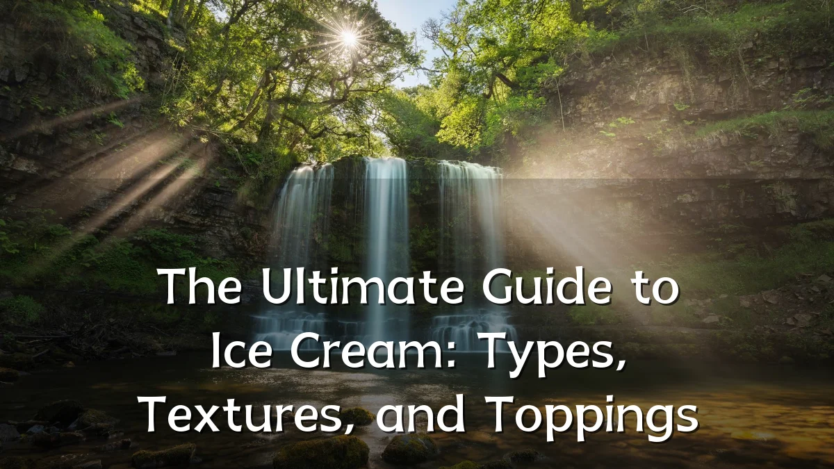 The Ultimate Guide to Ice Cream: Types, Textures, and Toppings