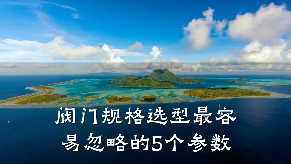 阀门规格选型最容易忽略的5个参数
